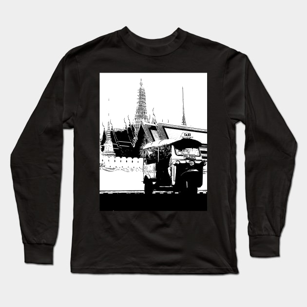 Tuk-Tuk Long Sleeve T-Shirt by IAKUKI